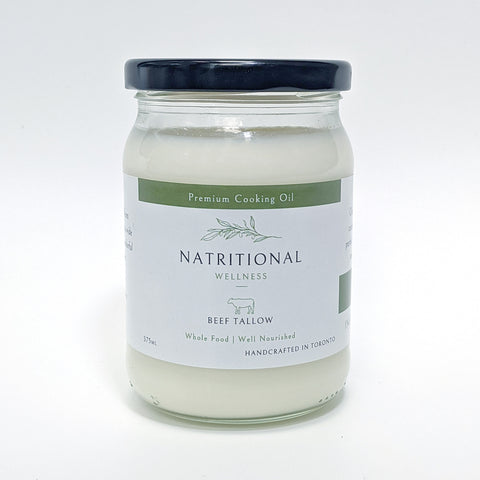 Beef Tallow (Suet - Grass-Fed and Finished) in Glass Jars