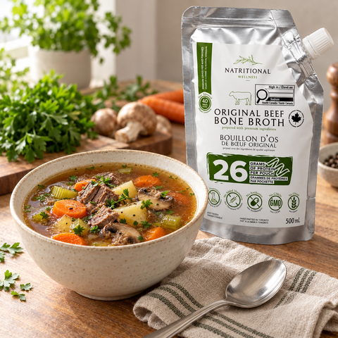 Grass-Fed & Finished Beef Bone Broth - 500 mL