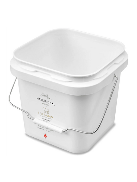 Beef Tallow (Whole Fat - Grass-Fed and Finished) in BPA Free Pails