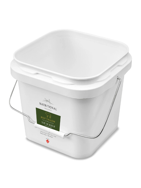 Beef Tallow (Whole Fat - Grass-Fed and Finished) in BPA Free Pails